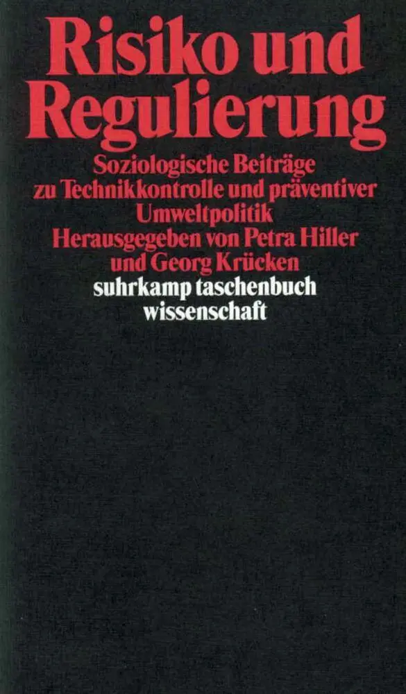 Cover: 9783518289174 | Risiko und Regulierung | Taschenbuch | 316 S. | Deutsch | 1997