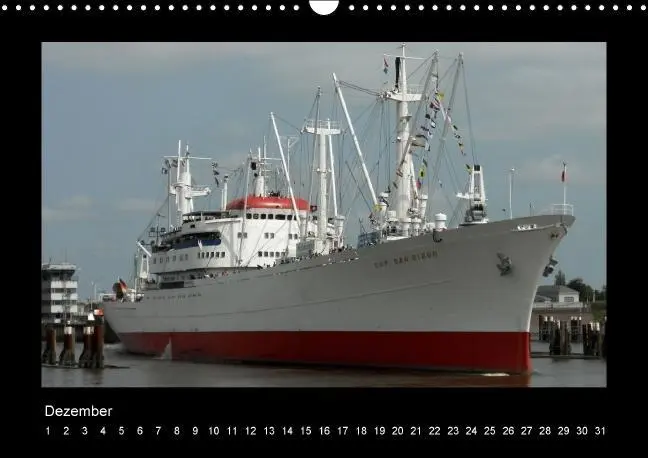 Bild: 9783660519174 | "Cap San Diego" - Impressionen (Wandkalender immerwährend DIN A3 quer)