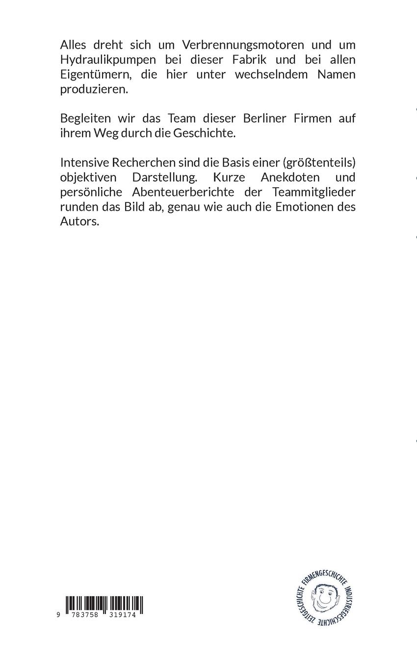 Rückseite: 9783758319174 | Vom Motorenbau zur Ölhydraulik | Teil 1 1901 - 1998 | Gonschior | Buch
