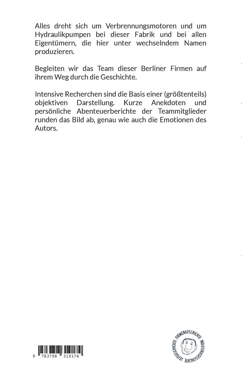Rückseite: 9783758319174 | Vom Motorenbau zur Ölhydraulik | Teil 1 1901 - 1998 | Gonschior | Buch