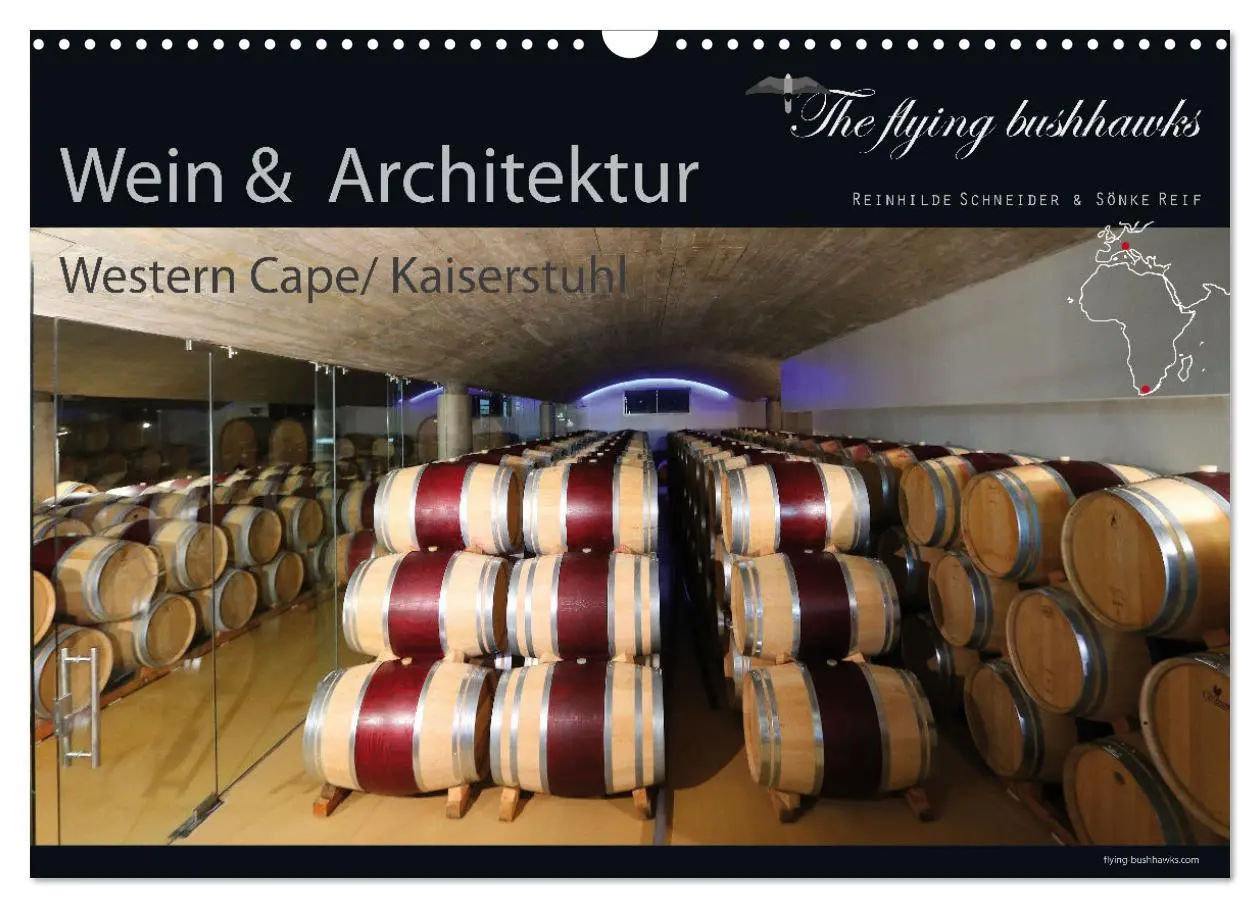 Cover: 9783457279274 | Wein &amp; Architektur 2026 (Wandkalender 2026 DIN A3 quer), CALVENDO...