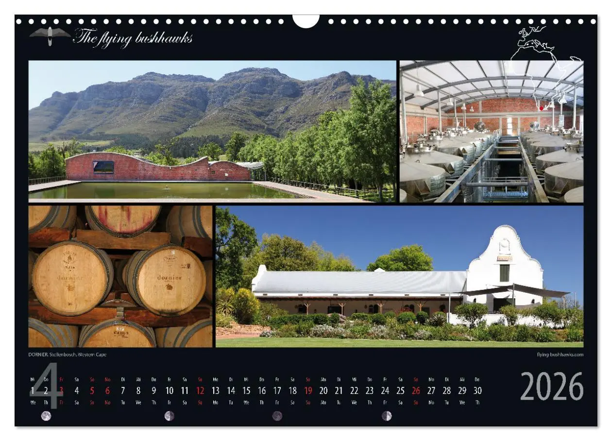 Bild: 9783457279274 | Wein &amp; Architektur 2026 (Wandkalender 2026 DIN A3 quer), CALVENDO...
