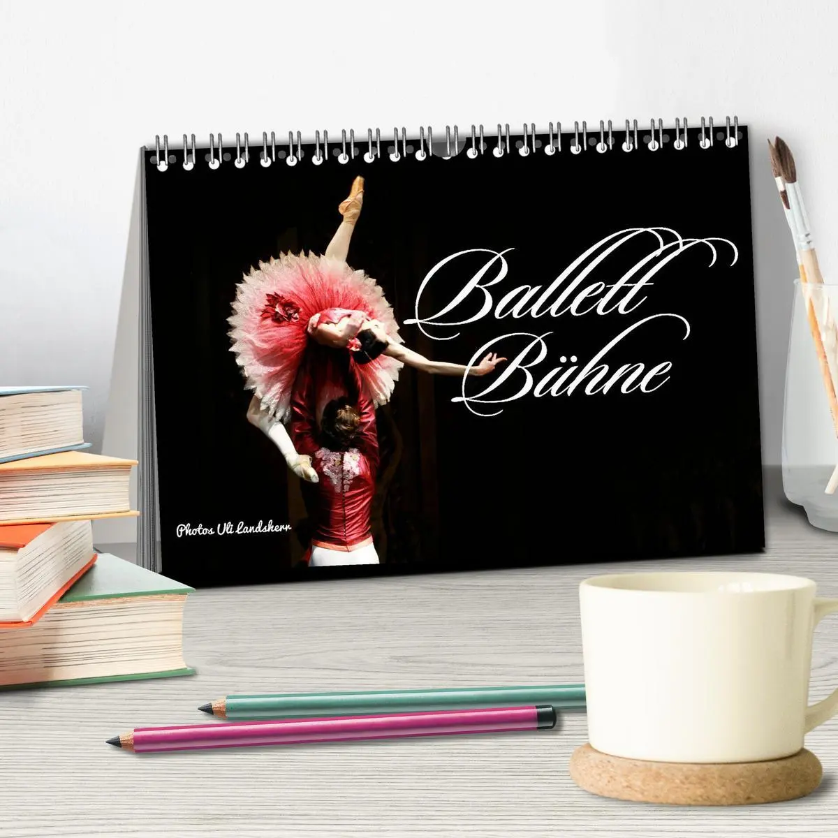 Bild: 9783457659274 | Ballett Bühne (Tischkalender 2026 DIN A5 quer), CALVENDO...