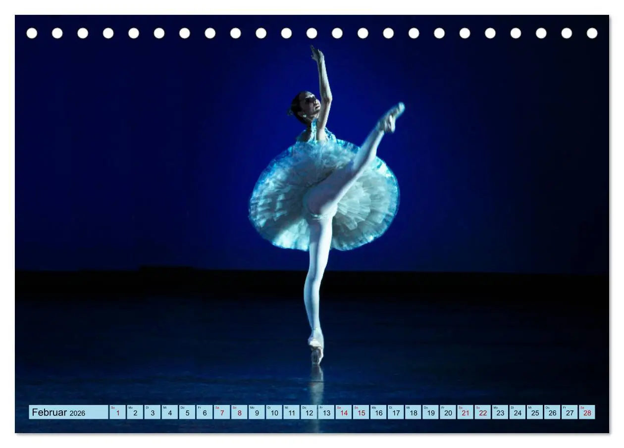 Bild: 9783457659274 | Ballett Bühne (Tischkalender 2026 DIN A5 quer), CALVENDO...