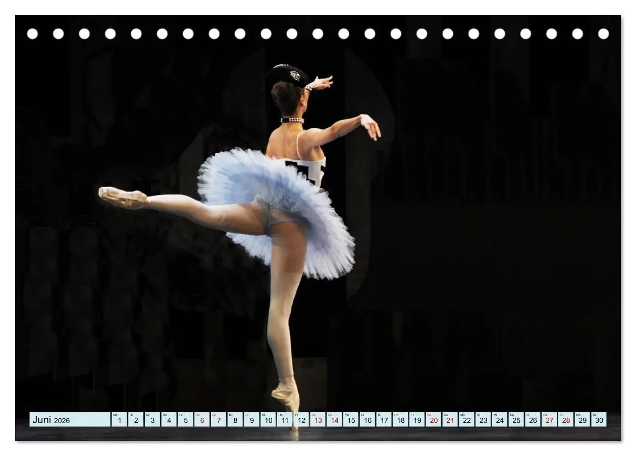Bild: 9783457659274 | Ballett Bühne (Tischkalender 2026 DIN A5 quer), CALVENDO...
