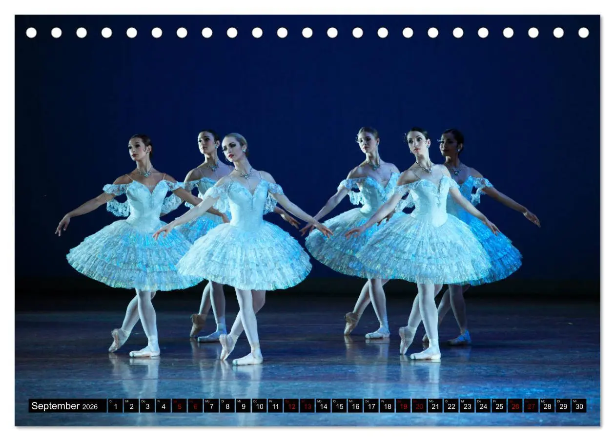 Bild: 9783457659274 | Ballett Bühne (Tischkalender 2026 DIN A5 quer), CALVENDO...