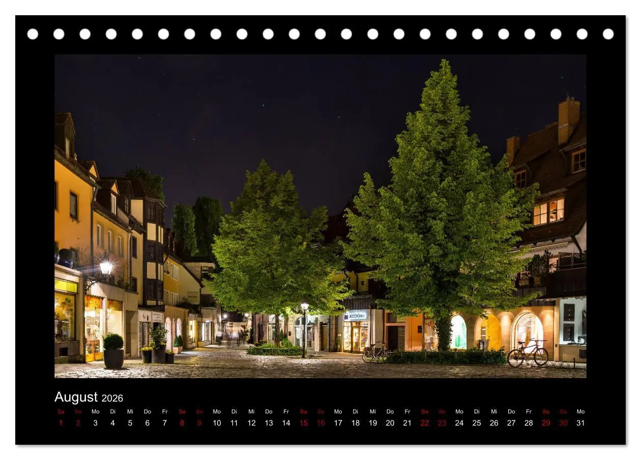 Bild: 9783457899274 | Nürnberg - Die Altstadt bei Nacht (Tischkalender 2026 DIN A5 quer),...