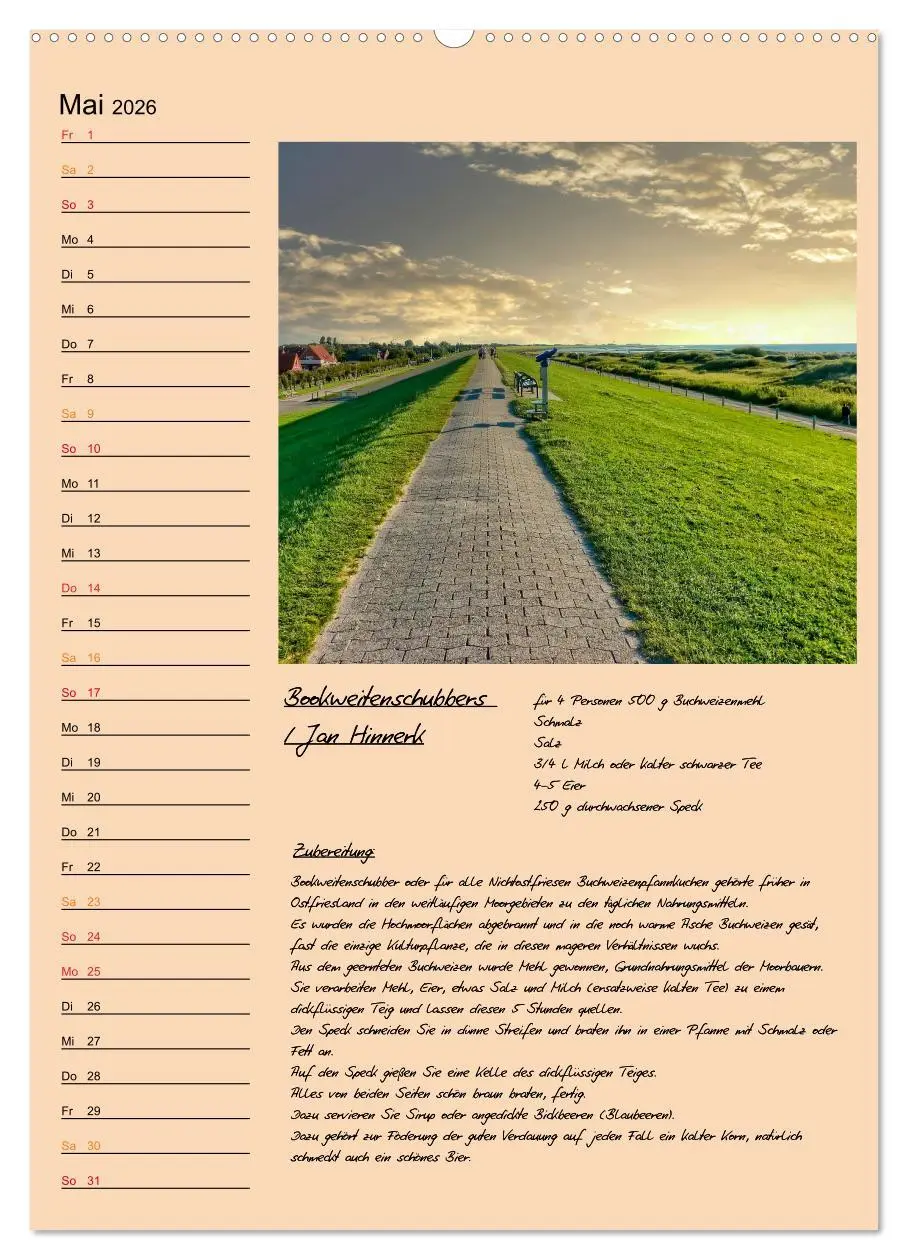 Bild: 9783516369274 | Ostfriesland - Appetit auf mehr (Wandkalender 2026 DIN A2 hoch),...