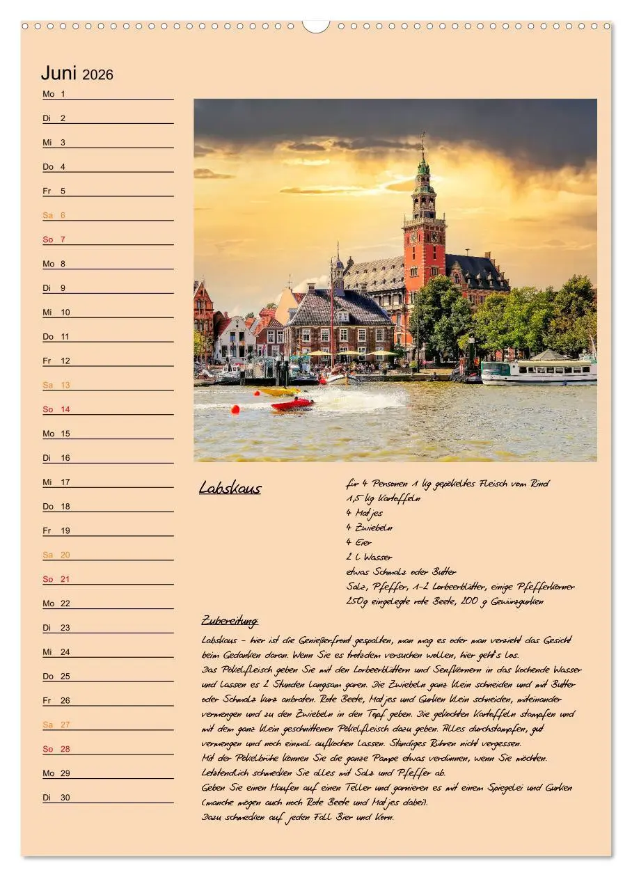 Bild: 9783516369274 | Ostfriesland - Appetit auf mehr (Wandkalender 2026 DIN A2 hoch),...