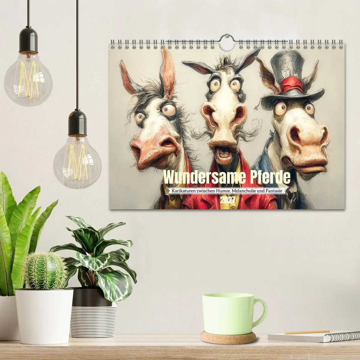 Bild: 9783516749274 | Wundersame Pferde. Karikaturen zwischen Humor, Melancholie und...