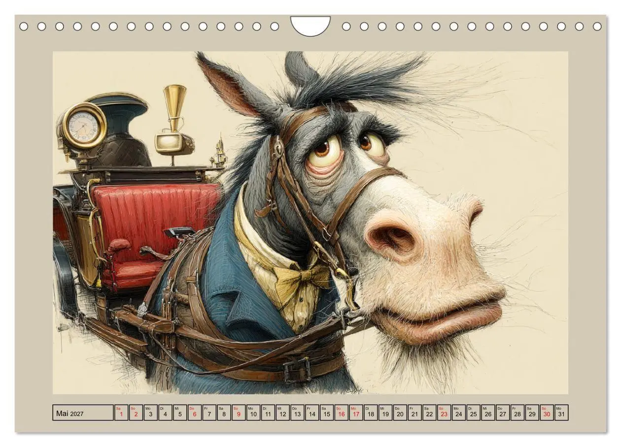 Bild: 9783516749274 | Wundersame Pferde. Karikaturen zwischen Humor, Melancholie und...