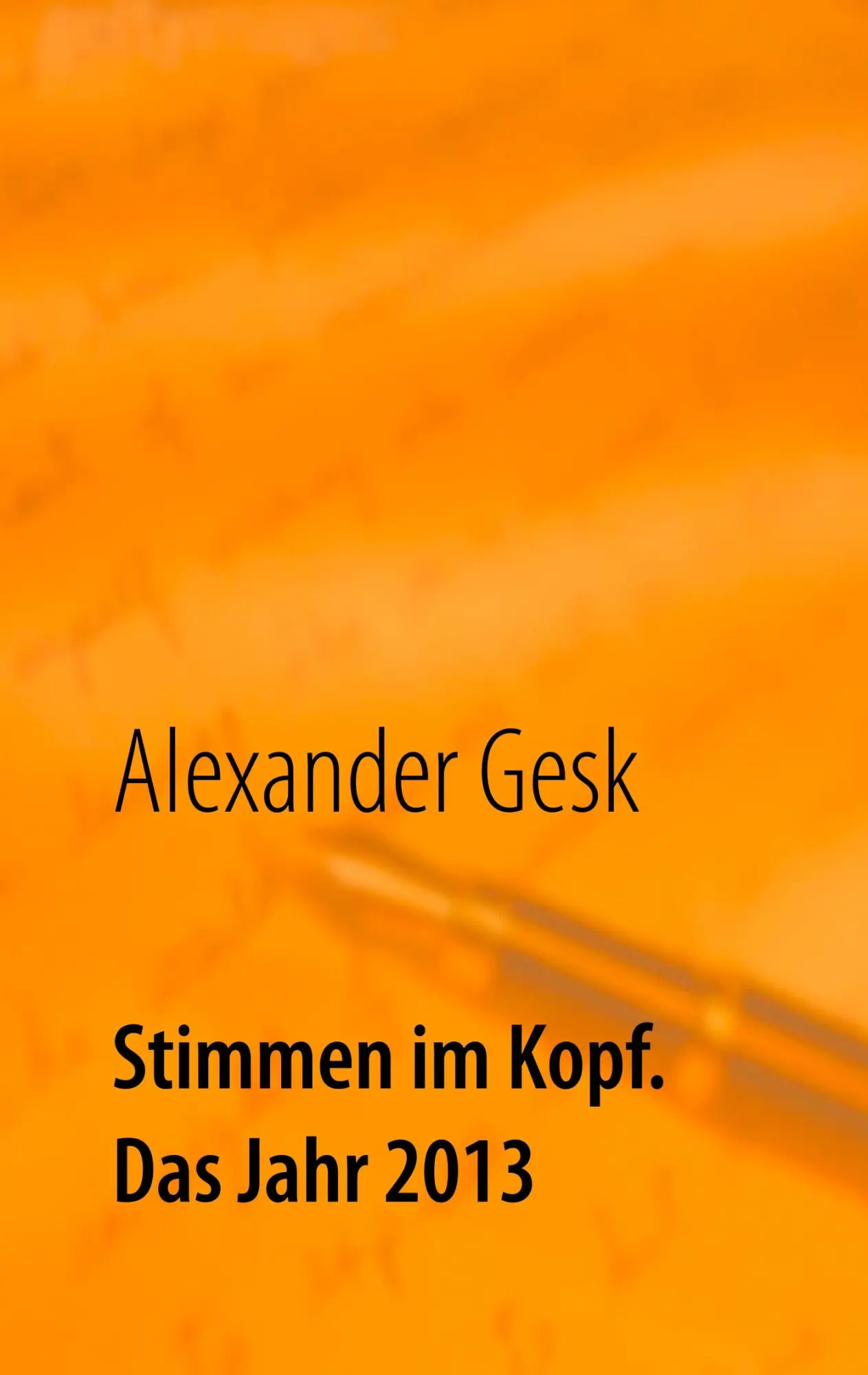 Cover: 9783746049274 | Stimmen im Kopf. Das Jahr 2013 | Alexander Gesk | Taschenbuch | 212 S.
