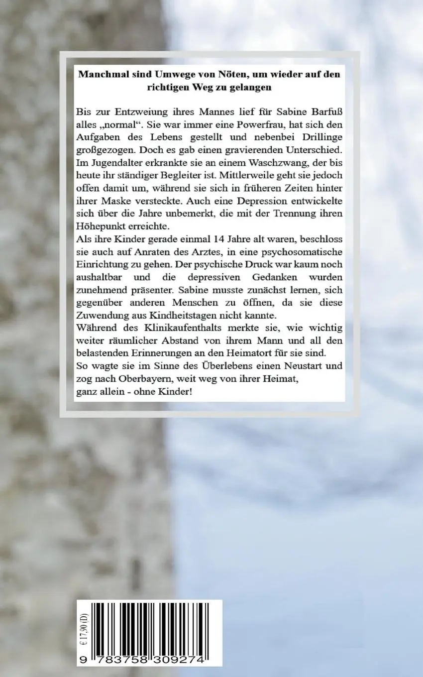 Rückseite: 9783758309274 | MEIN LEBEN - ein Versteckspiel | Sabine Barfuß | Taschenbuch | 232 S.