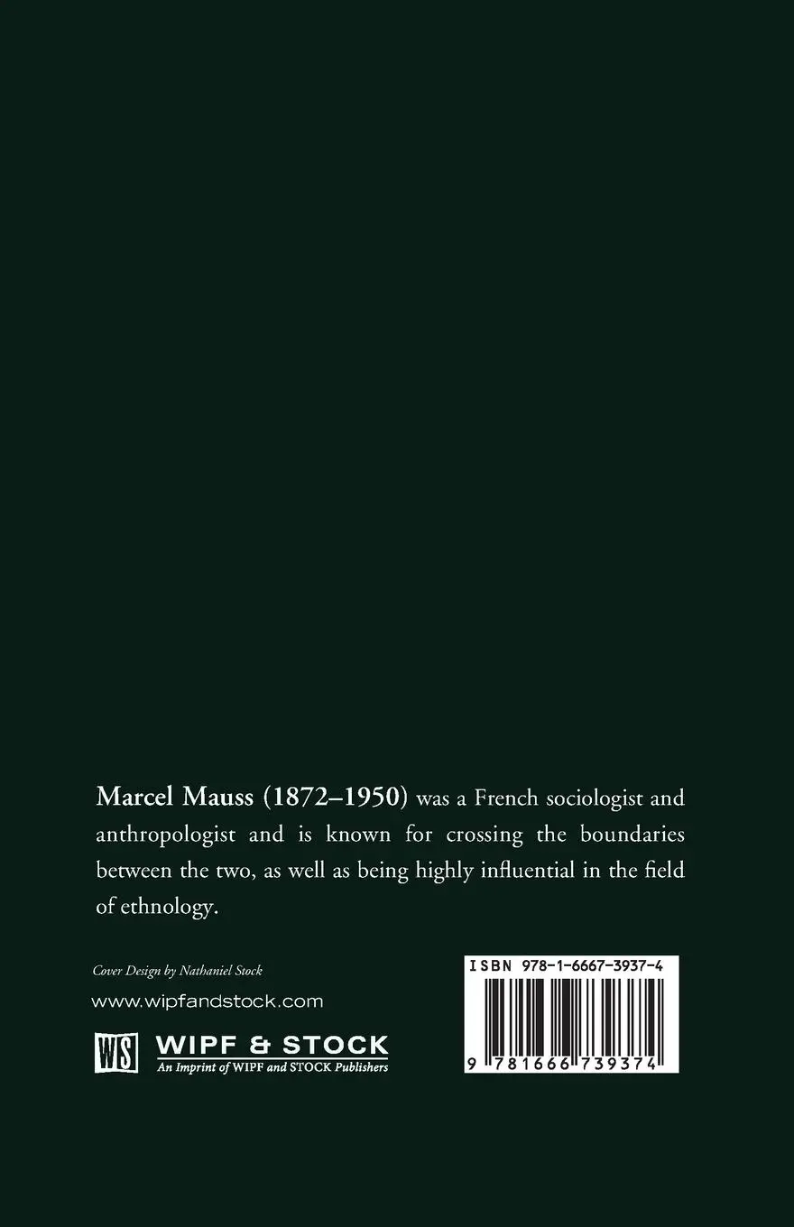 Rückseite: 9781666739374 | The Gift | Marcel Mauss (u. a.) | Taschenbuch | Englisch | 2022
