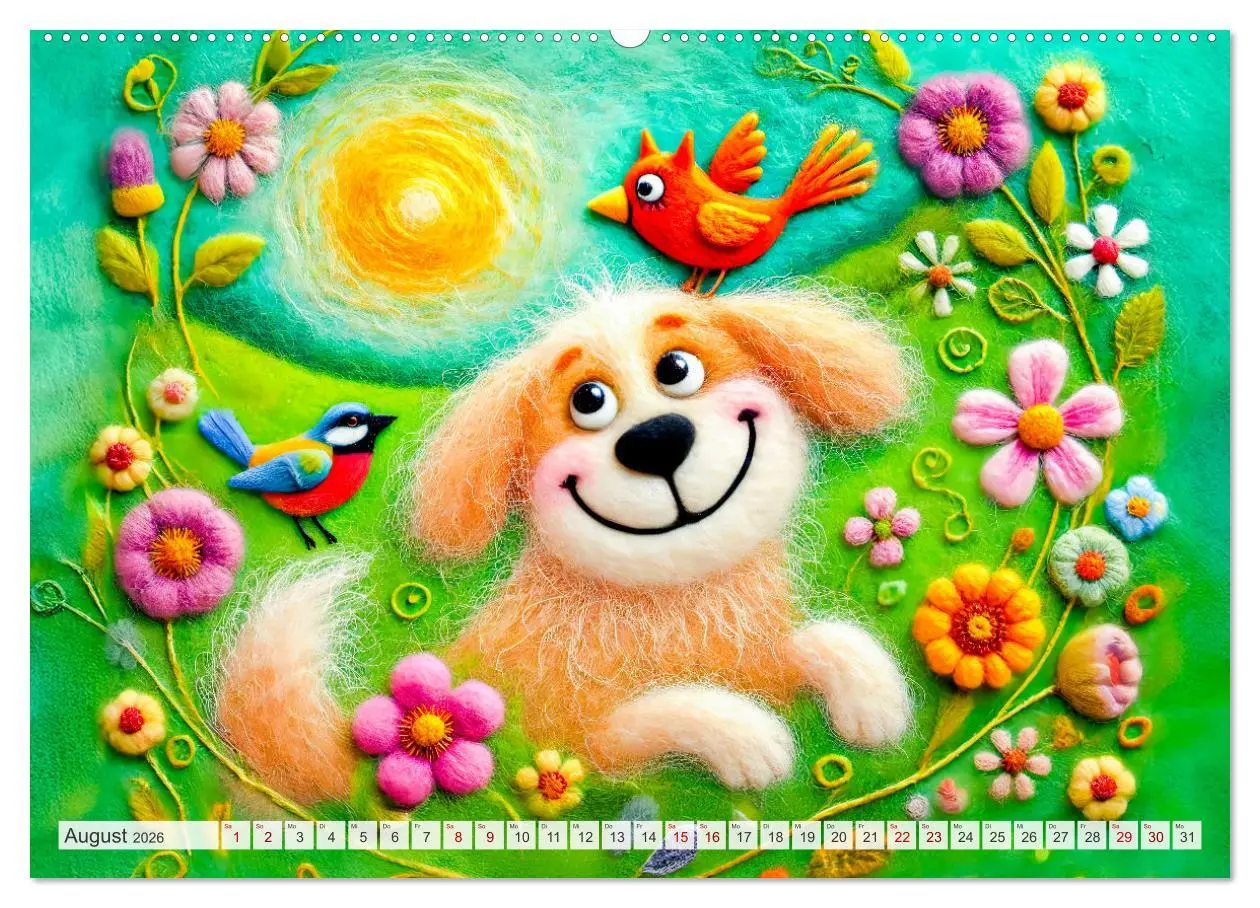 Bild: 9783457269374 | Niedliche Filzhunde - Liebevolle Ideen aus Filz und Wolle...
