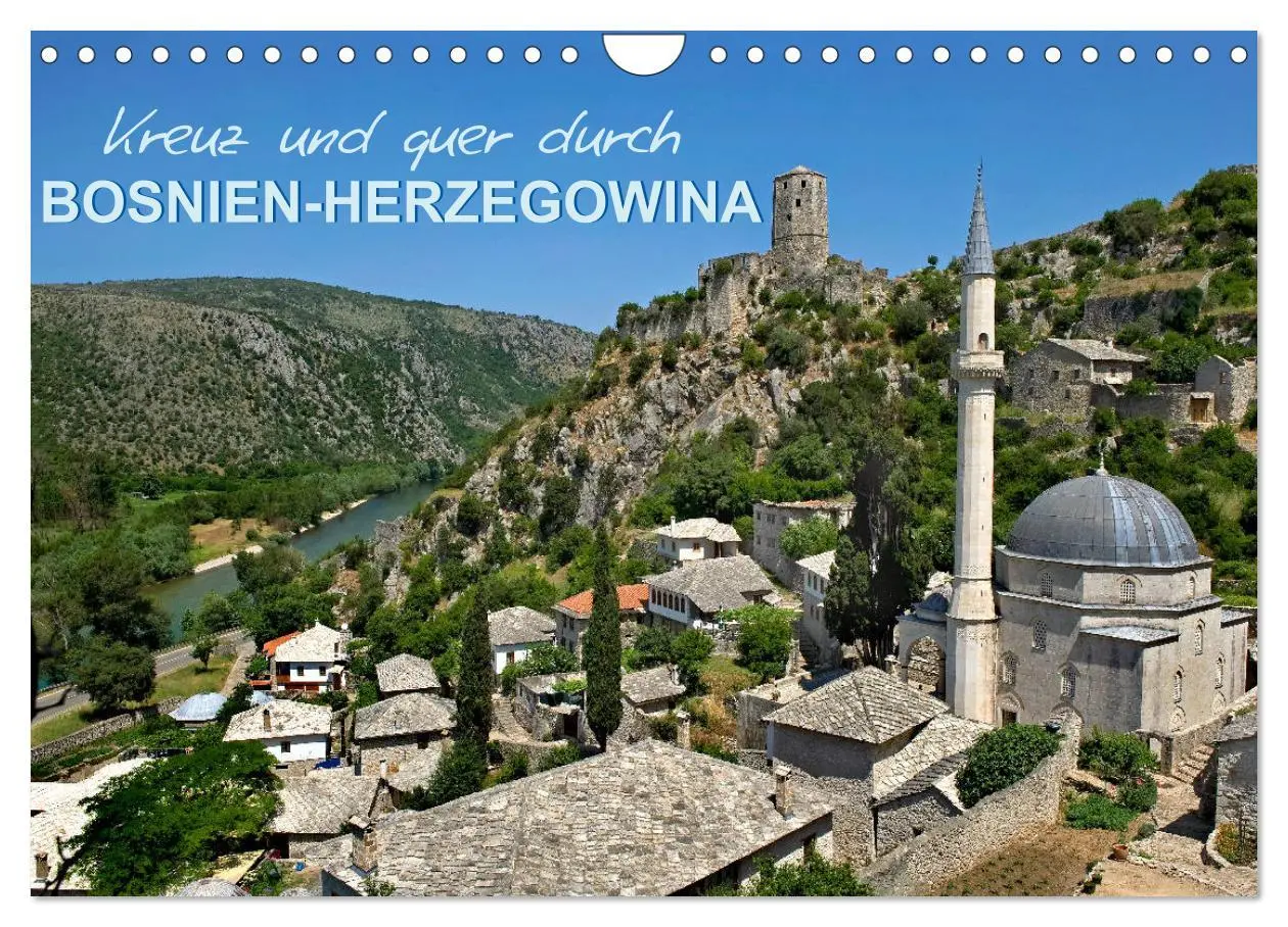 Cover: 9783457889374 | Kreuz und quer durch Bosnien-Herzegowina (Wandkalender 2026 DIN A4...