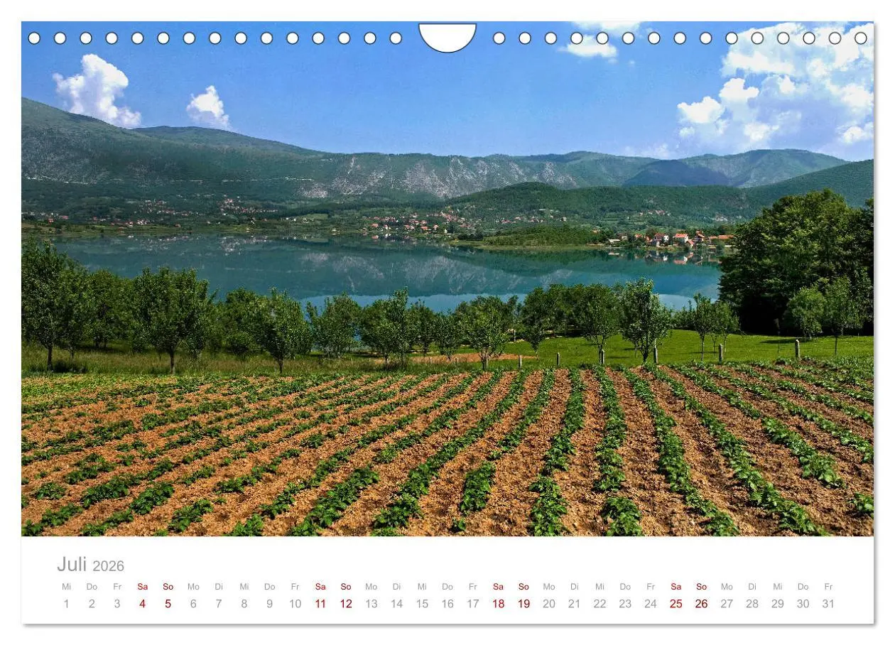 Bild: 9783457889374 | Kreuz und quer durch Bosnien-Herzegowina (Wandkalender 2026 DIN A4...