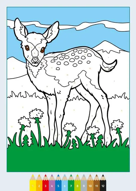 Bild: 9783473489374 | CreArt Malen nach Zahlen ab 5: Tierkinder | Simone Pahl | Taschenbuch