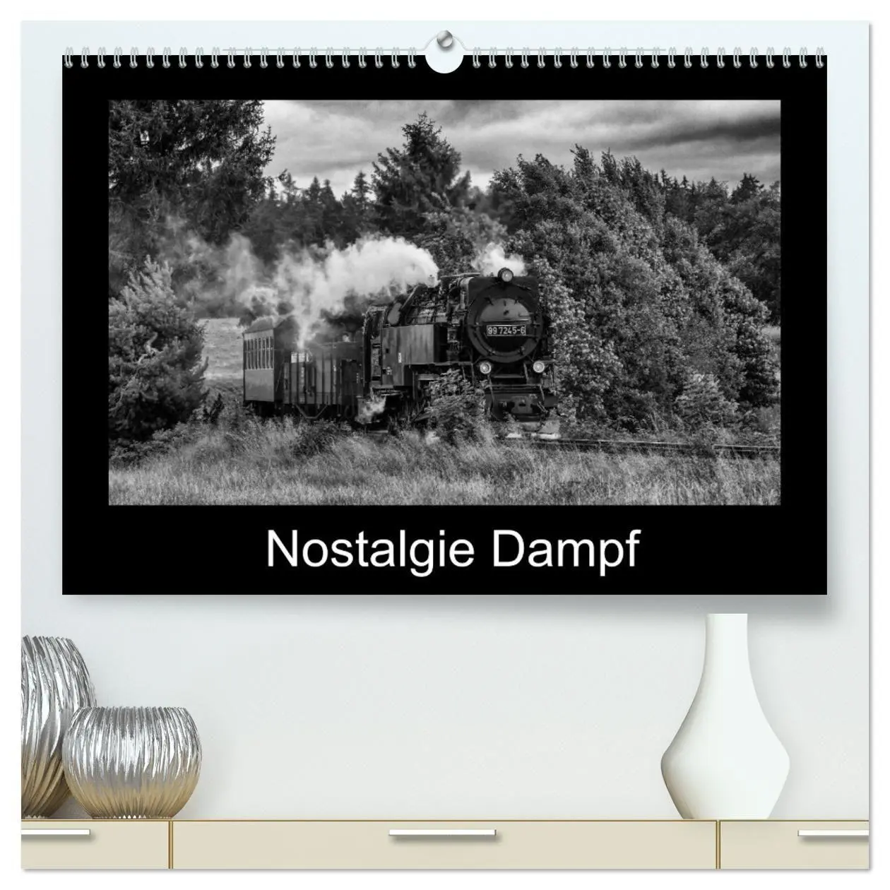 Cover: 9783516119374 | Nostalgie Dampf (hochwertiger Premium Wandkalender 2026 DIN A2...