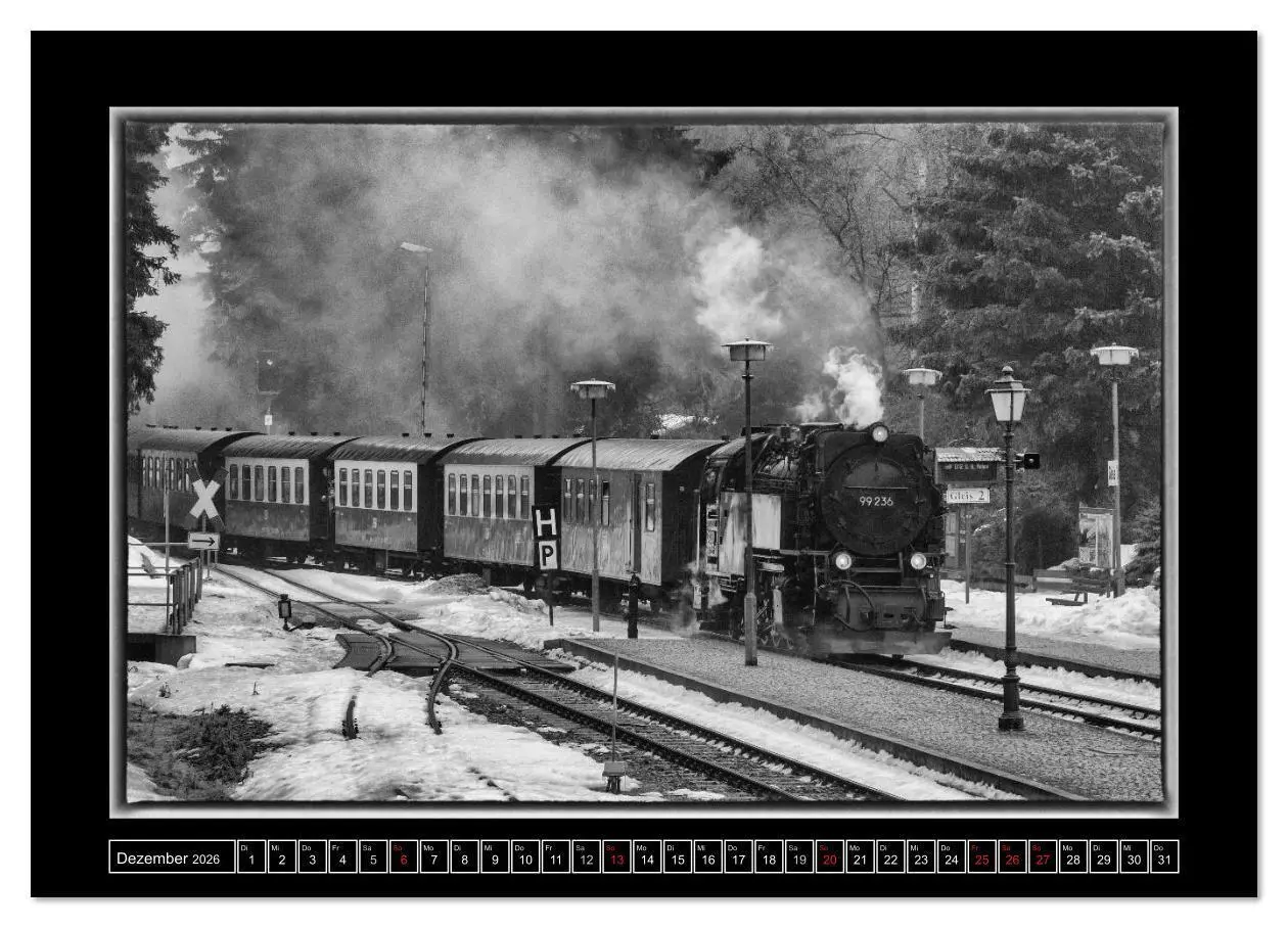 Bild: 9783516119374 | Nostalgie Dampf (hochwertiger Premium Wandkalender 2026 DIN A2...