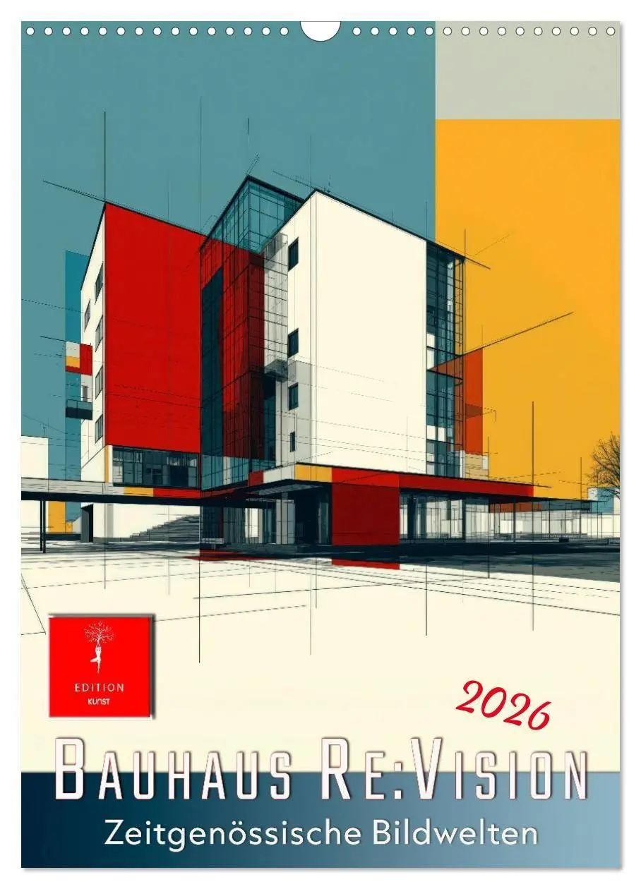 Cover: 9783516739374 | Bauhaus Re:Vision (Wandkalender 2026 DIN A3 hoch), CALVENDO...