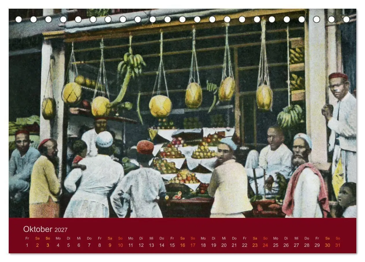 Bild: 9783569689374 | Altes Indien um 1900 (Tischkalender 2027 DIN A5 quer), CALVENDO...