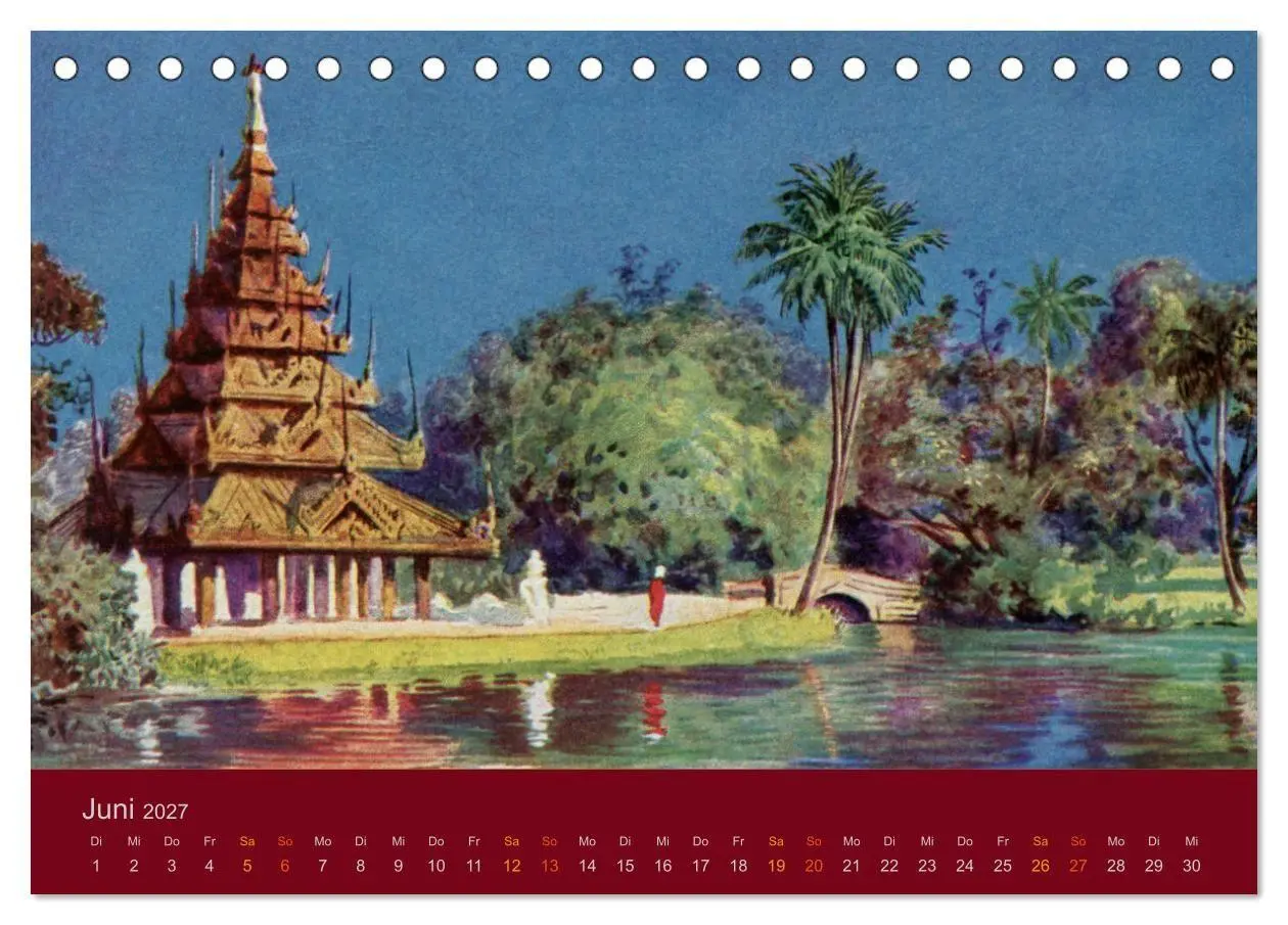 Bild: 9783569689374 | Altes Indien um 1900 (Tischkalender 2027 DIN A5 quer), CALVENDO...