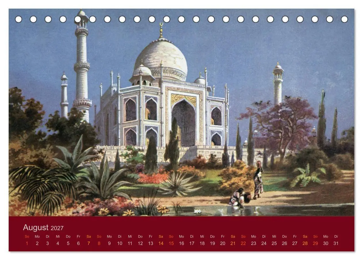Bild: 9783569689374 | Altes Indien um 1900 (Tischkalender 2027 DIN A5 quer), CALVENDO...