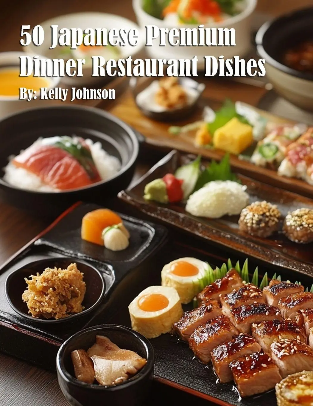 Cover: 9798349229374 | 50 Japanese Premium Dinner Restaurant Dishes | Kelly Johnson | Buch