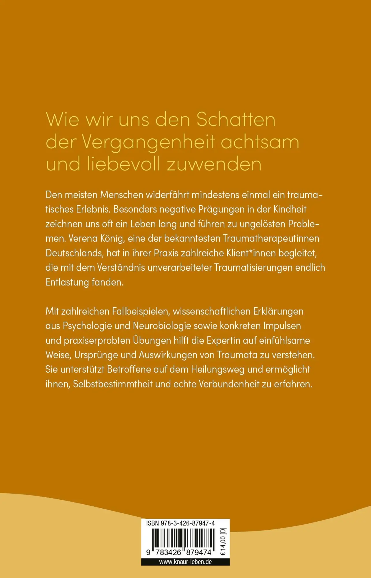 Rückseite: 9783426879474 | Bin ich traumatisiert? | Verena König | Taschenbuch | 256 S. | Deutsch