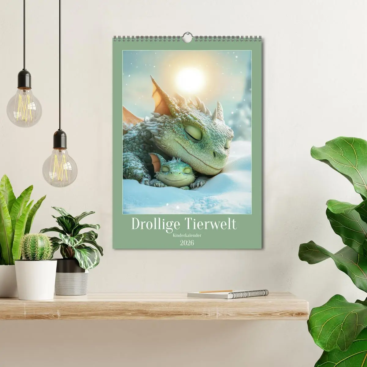 Bild: 9783457259474 | Drollige Tierwelt - Kinderkalender (Wandkalender 2026 DIN A3 hoch),...