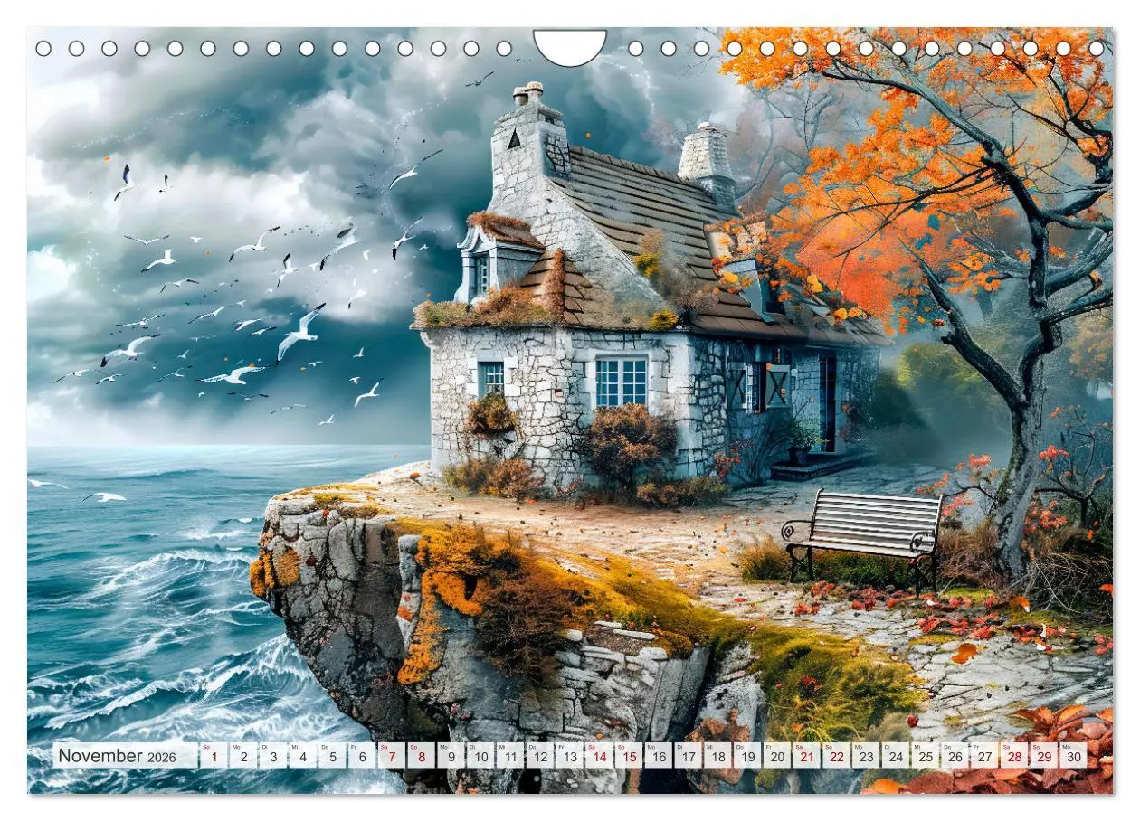 Bild: 9783457329474 | Cottages am Wasser - Malerische Rückzugsorte genießen (Wandkalender...