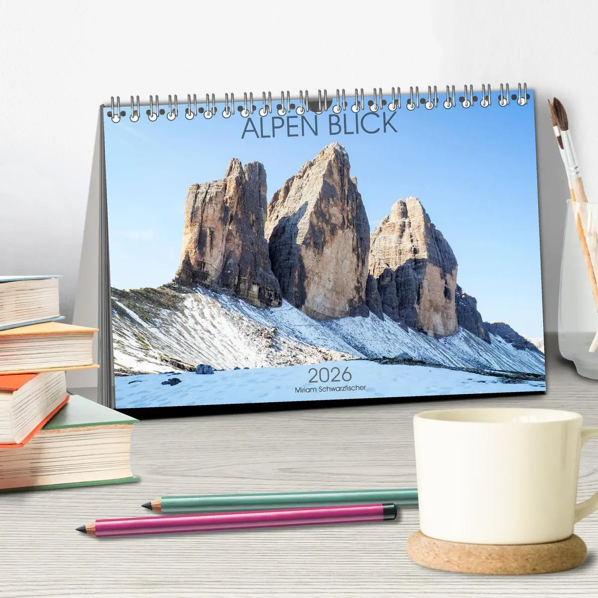 Bild: 9783457709474 | ALPEN BLICK (Tischkalender 2026 DIN A5 quer), CALVENDO Monatskalender