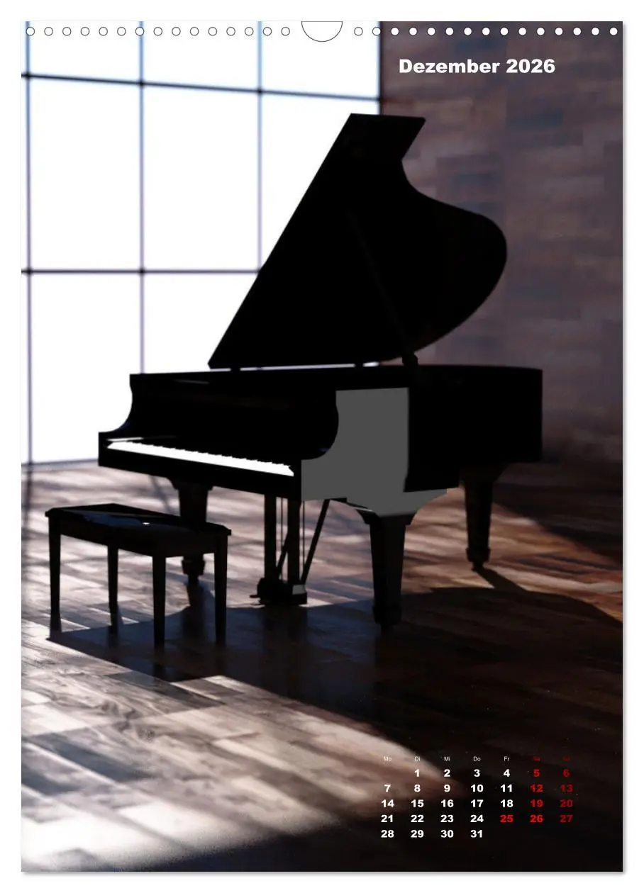 Bild: 9783516349474 | Der Klang von Musik (Wandkalender 2026 DIN A3 hoch), CALVENDO...