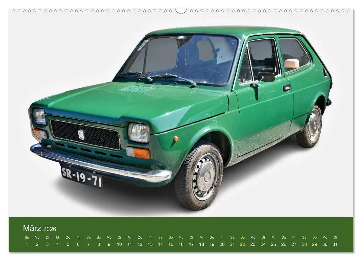 Bild: 9783516729474 | Italienische Klassiker (Wandkalender 2026 DIN A2 quer), CALVENDO...