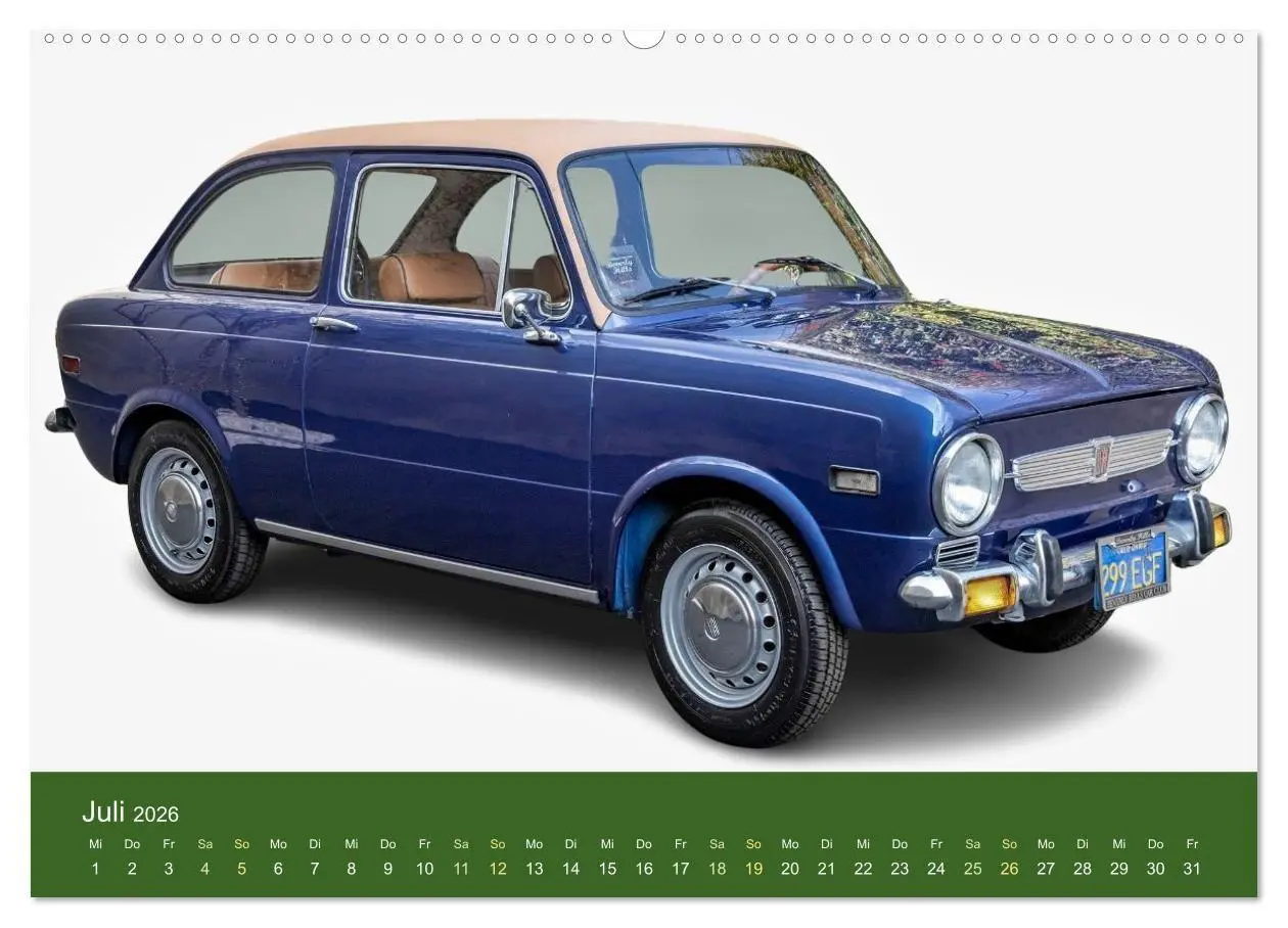 Bild: 9783516729474 | Italienische Klassiker (Wandkalender 2026 DIN A2 quer), CALVENDO...