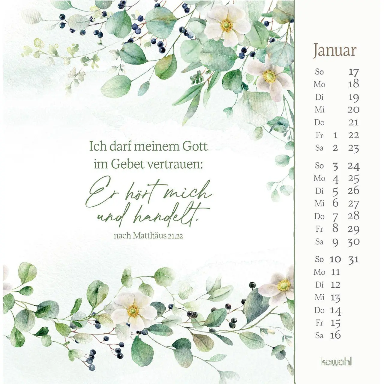 Bild: 9783754879474 | Vor dich bring ich, was mich bewegt 2027 | Kalender | 14 S. | Deutsch