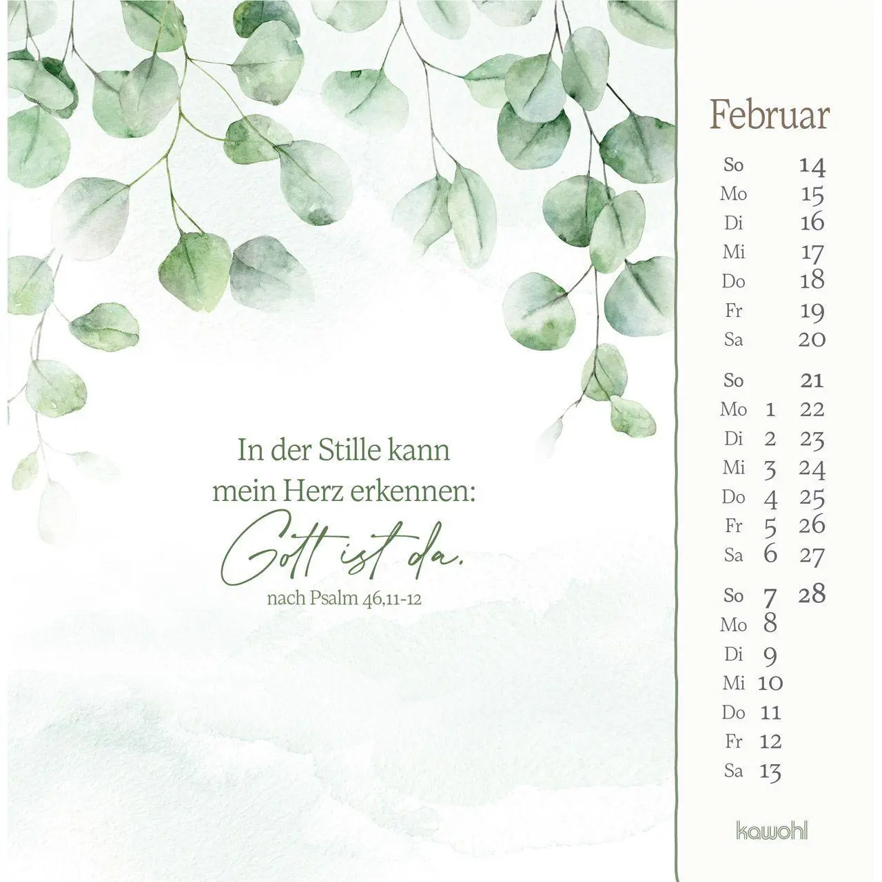 Bild: 9783754879474 | Vor dich bring ich, was mich bewegt 2027 | Kalender | 14 S. | Deutsch