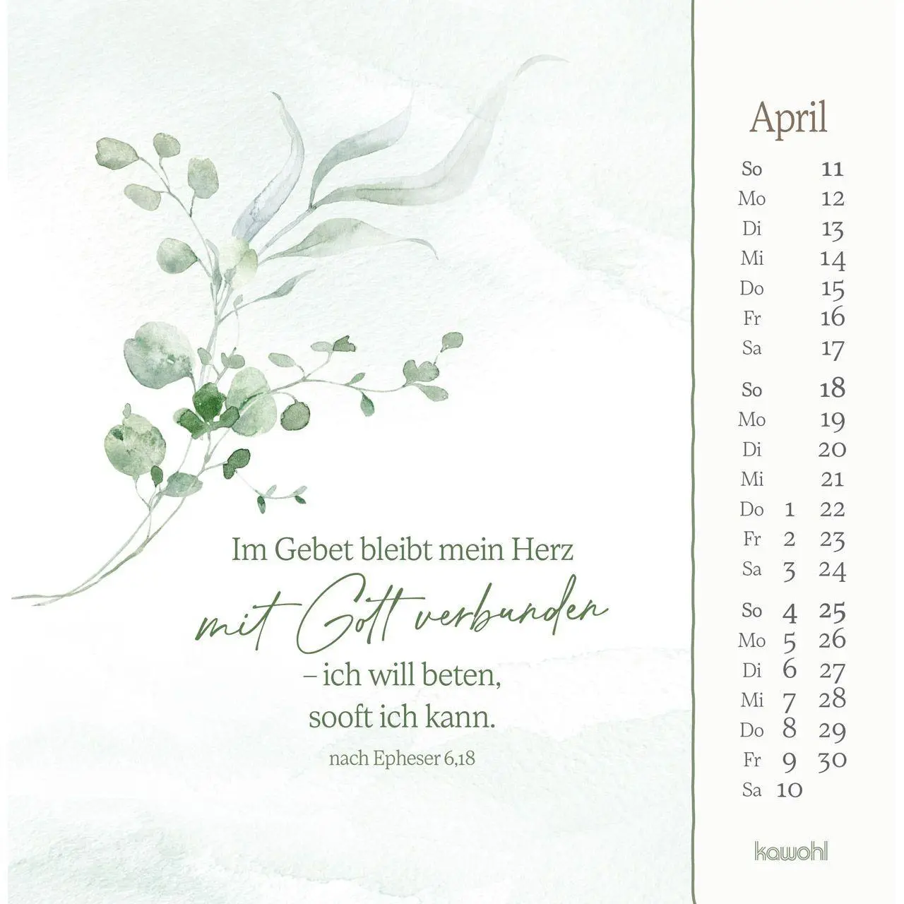 Bild: 9783754879474 | Vor dich bring ich, was mich bewegt 2027 | Kalender | 14 S. | Deutsch