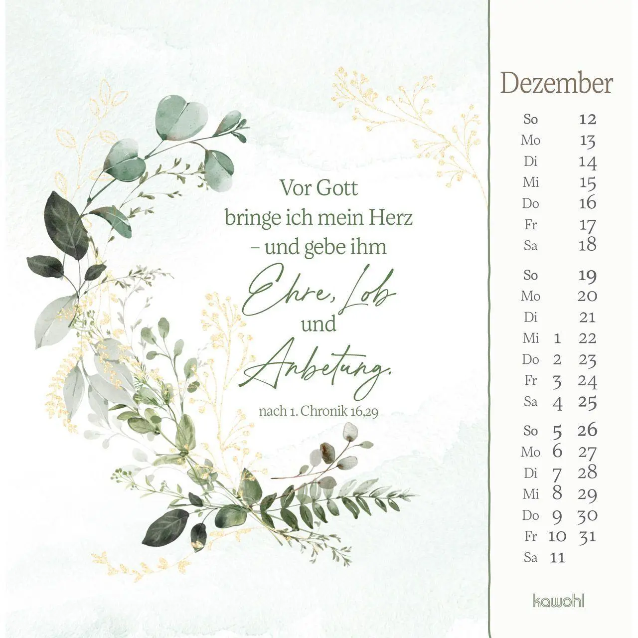 Bild: 9783754879474 | Vor dich bring ich, was mich bewegt 2027 | Kalender | 14 S. | Deutsch