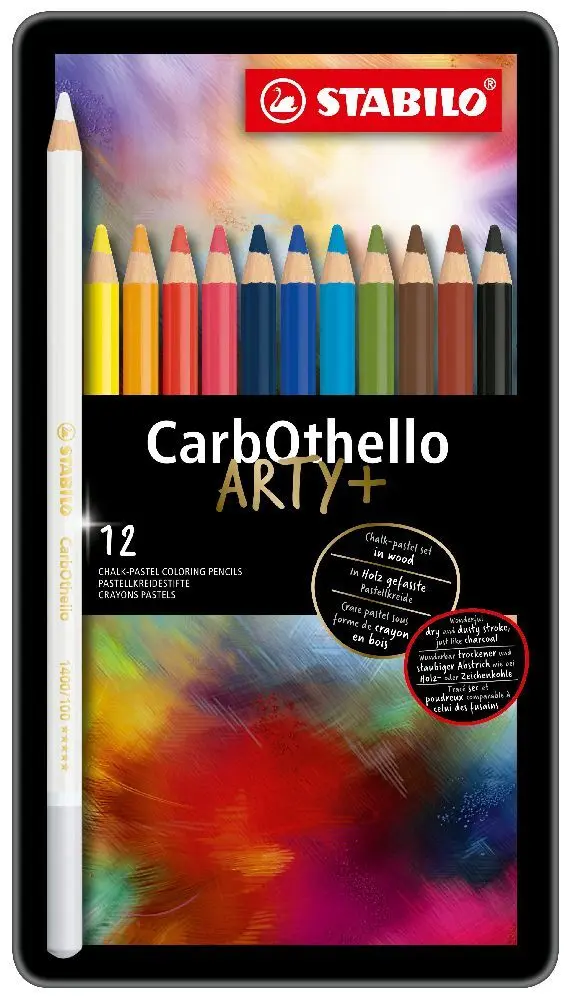 Cover: 4006381279574 | STABILO CarbOthello 12er Metalletui ARTY+" | In Karton | 2023
