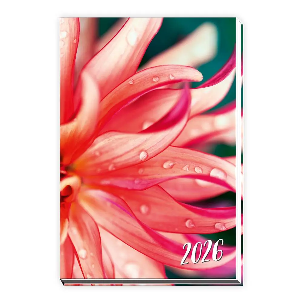Cover: 4251901509574 | Trötsch Taschenkalender A6 Flowers 2026 | Wochenkalender | KG | 136 S.