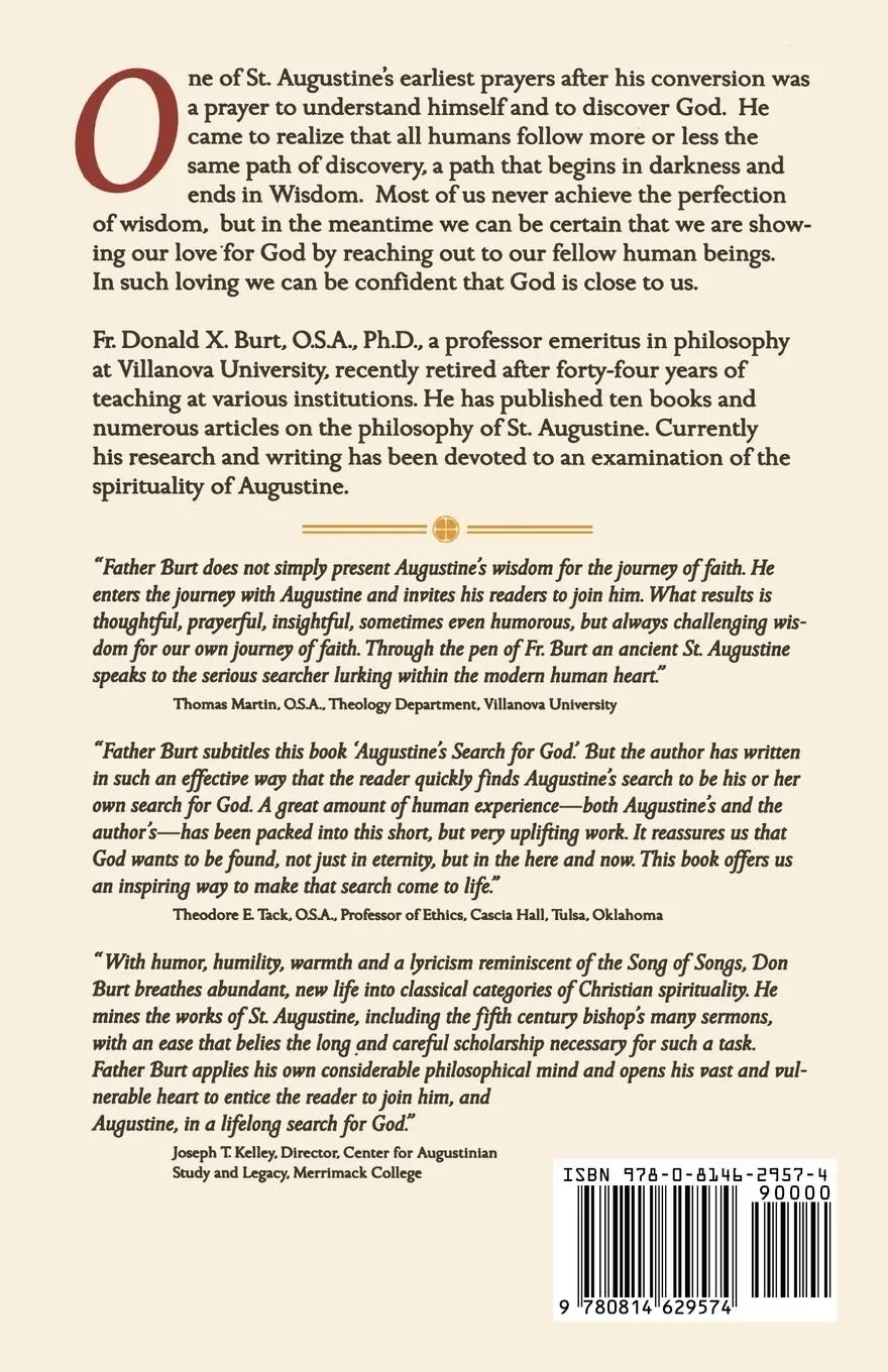 Rückseite: 9780814629574 | Let Me Know You... | Reflections on Augustine's Search for God | Burt