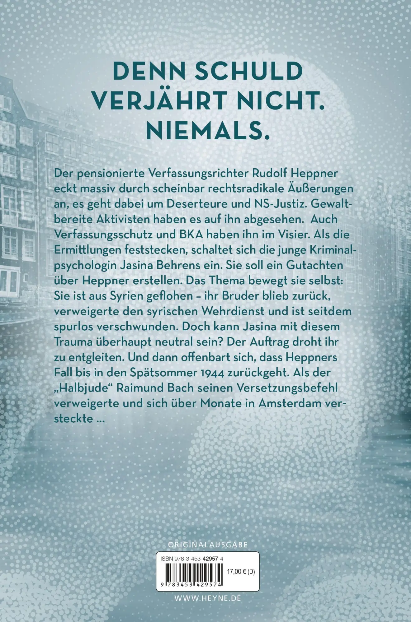 Bild: 9783453429574 | Eine vergessene Schuld | Roman | Arne Jensen | Taschenbuch | 480 S.