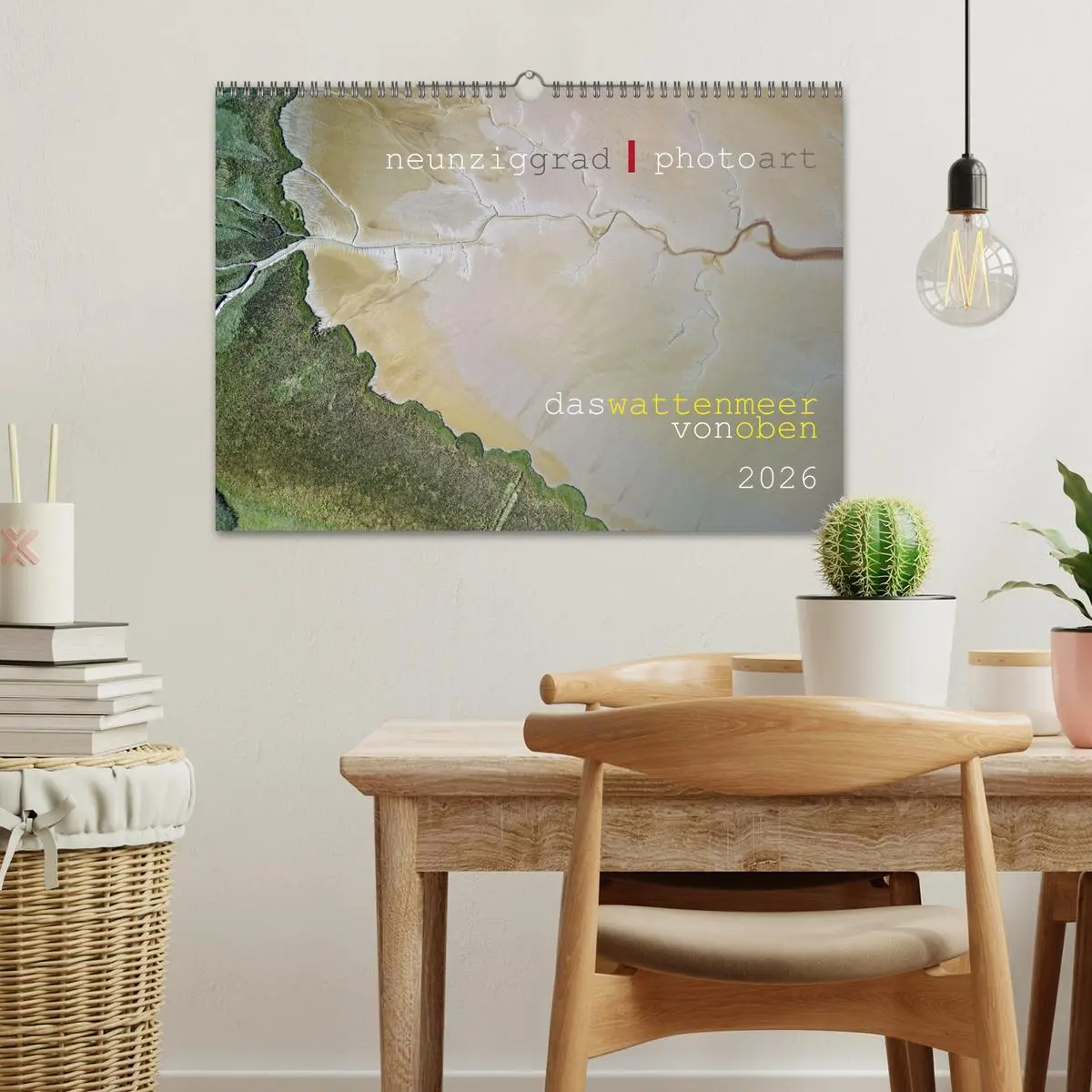 Bild: 9783457489574 | neunziggrad I photoart: das wattenmeer von oben (Wandkalender 2026...