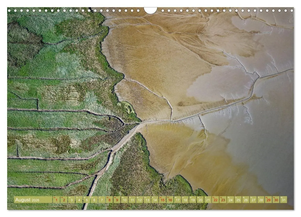 Bild: 9783457489574 | neunziggrad I photoart: das wattenmeer von oben (Wandkalender 2026...