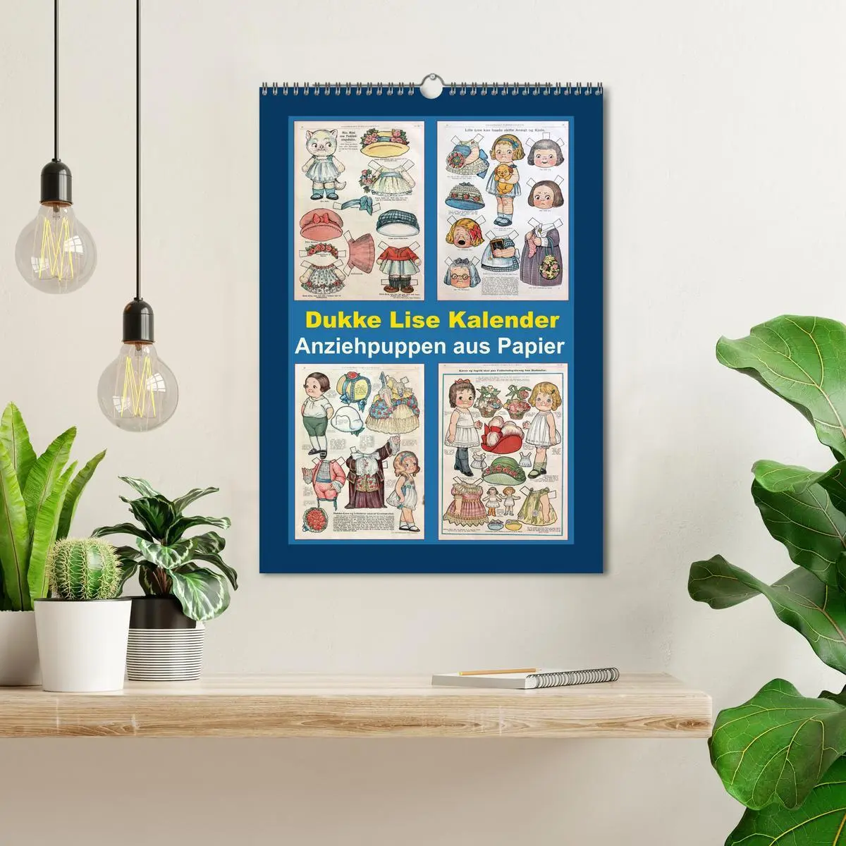 Bild: 9783516409574 | Dukke Lise Kalender - Anziehpuppen aus Papier (Wandkalender 2026...