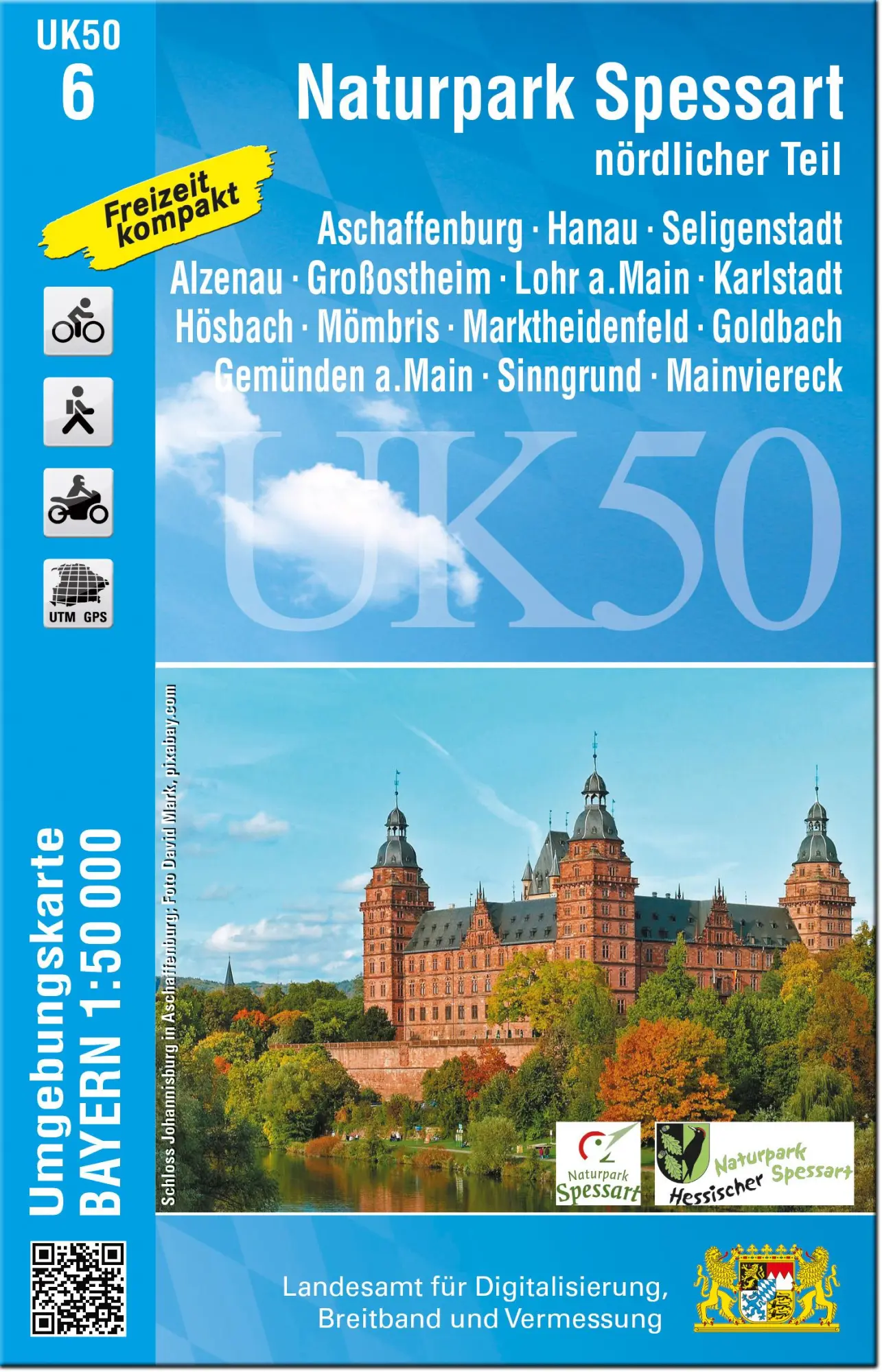Cover: 9783899339574 | UK50-6 Naturpark Spessart nördlicher Teil | Digitalisierung | Deutsch