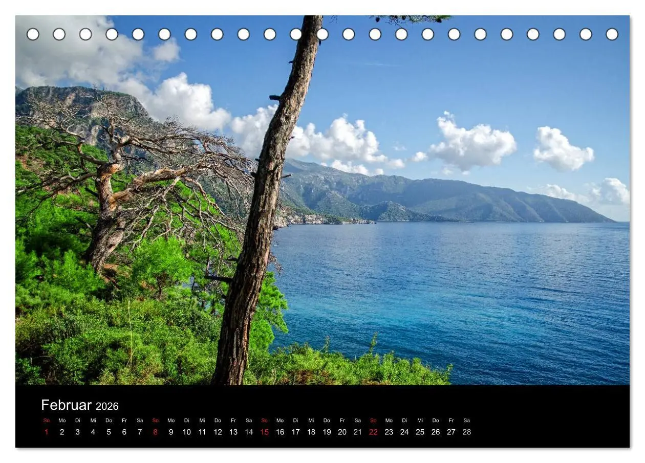 Bild: 9783516019674 | Türkische Riviera - Entlang der lykischen Küste (Tischkalender 2026...