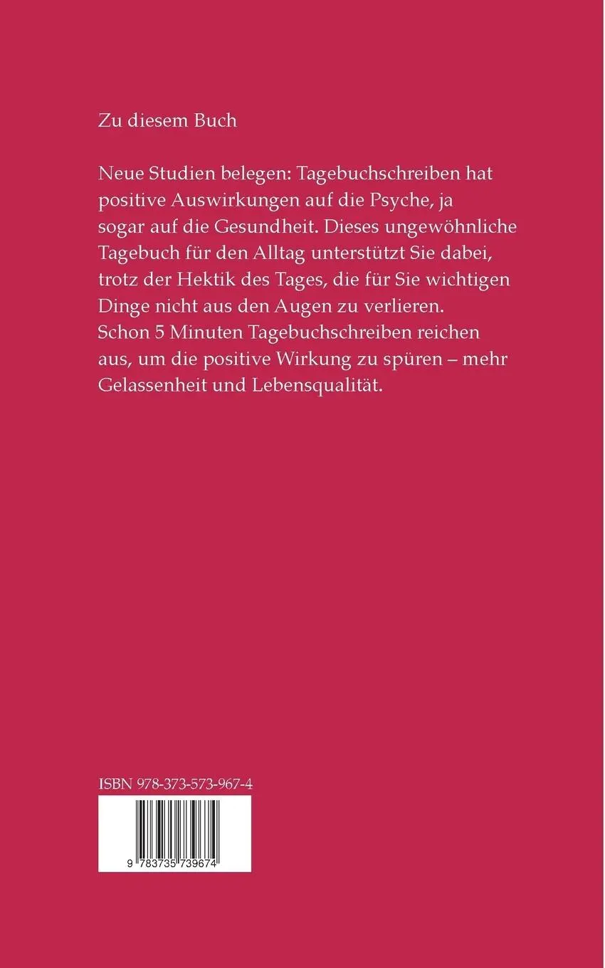Rückseite: 9783735739674 | Wie geht's? | Tagebuch für den Beruf | Dirk Rauh | Taschenbuch | 60 S.
